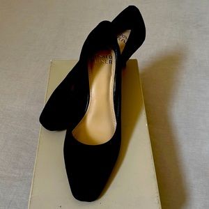 Donald Pliner Corinad black crepe dress shoes, size 6 New in Box